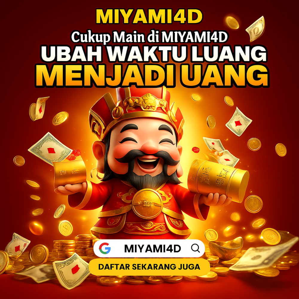 MIYAMI4D : Situs Game Online 4D Minimal Betting 200 Perak
